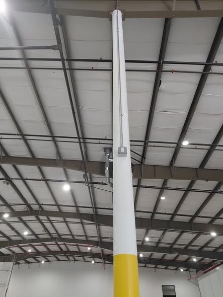 Electrical receptacle installation in a commercial space